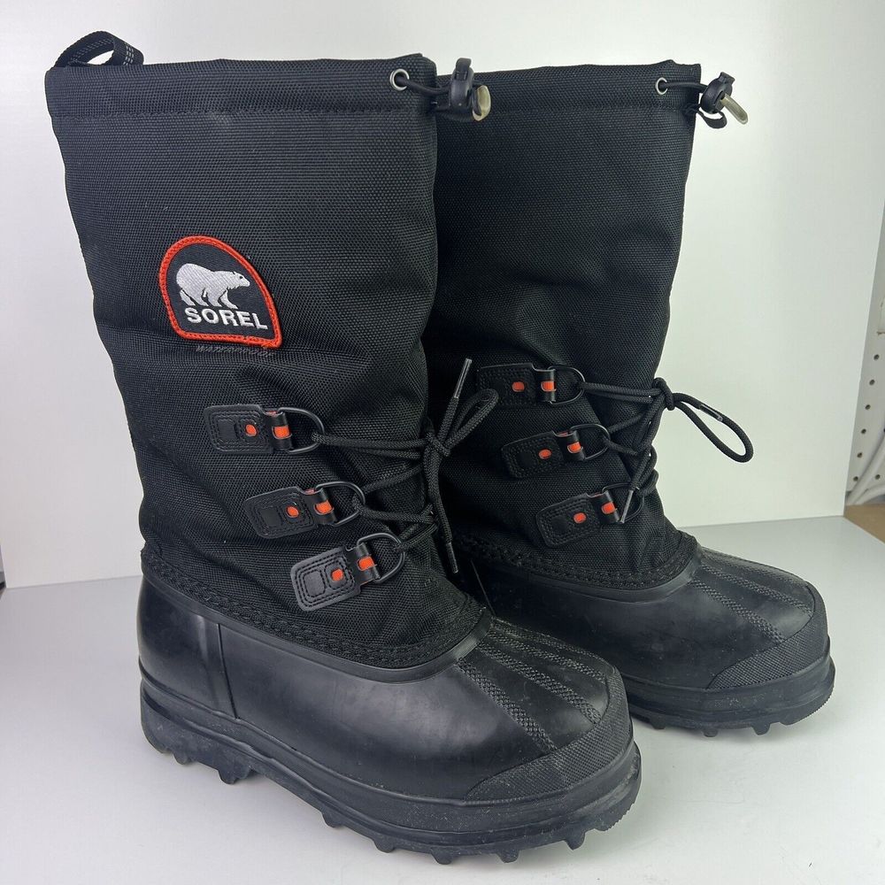 SOREL Womens Glacier XT Boots Size 9 With Liner Waterproof Winter NL2130-010